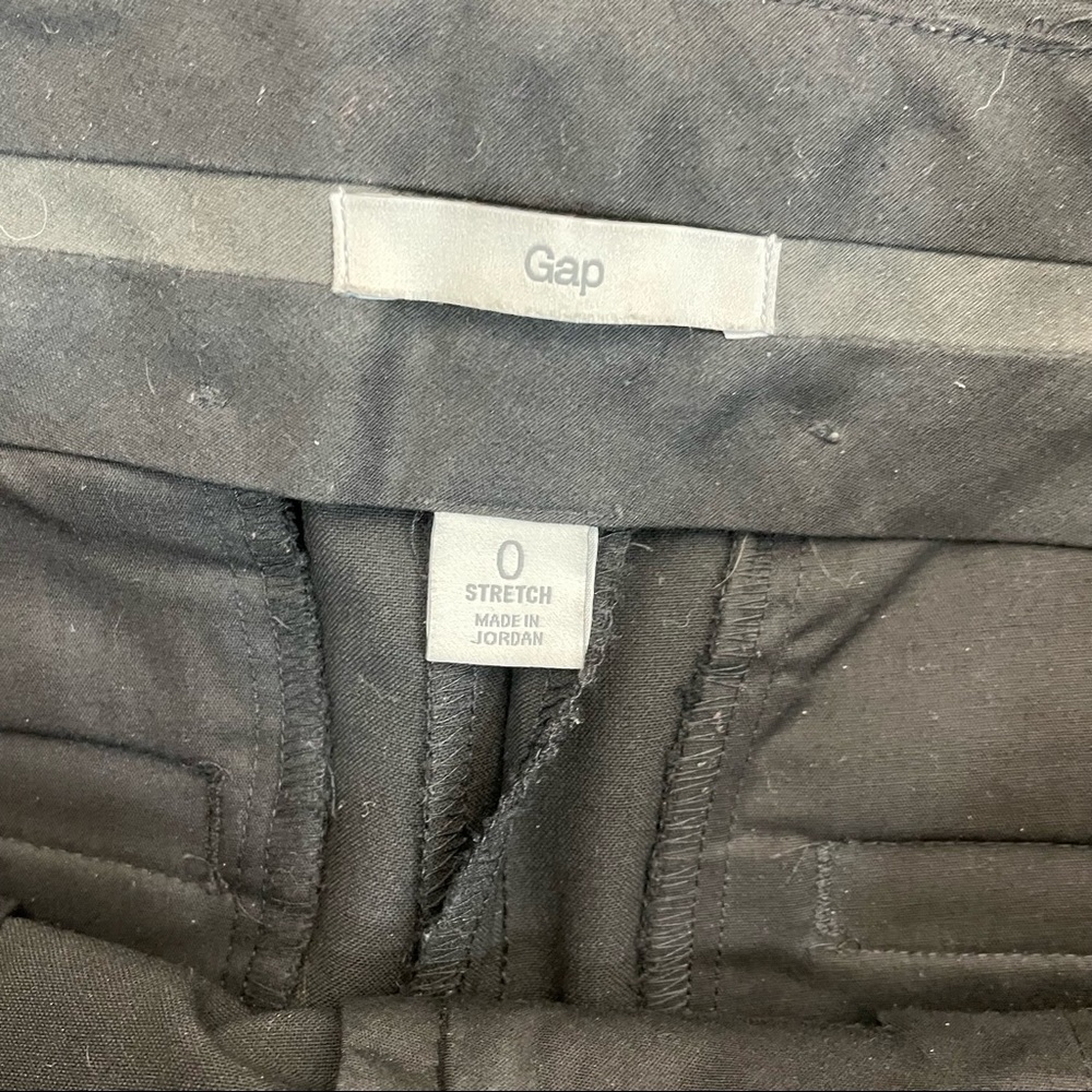 Gap Black Ankle Slacks Pants - Picture 3 of 7